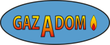Gazadom logo bleu